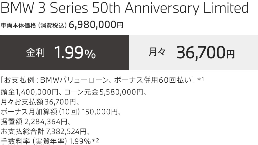 BMW 3 Series 50th Anniversary Limited