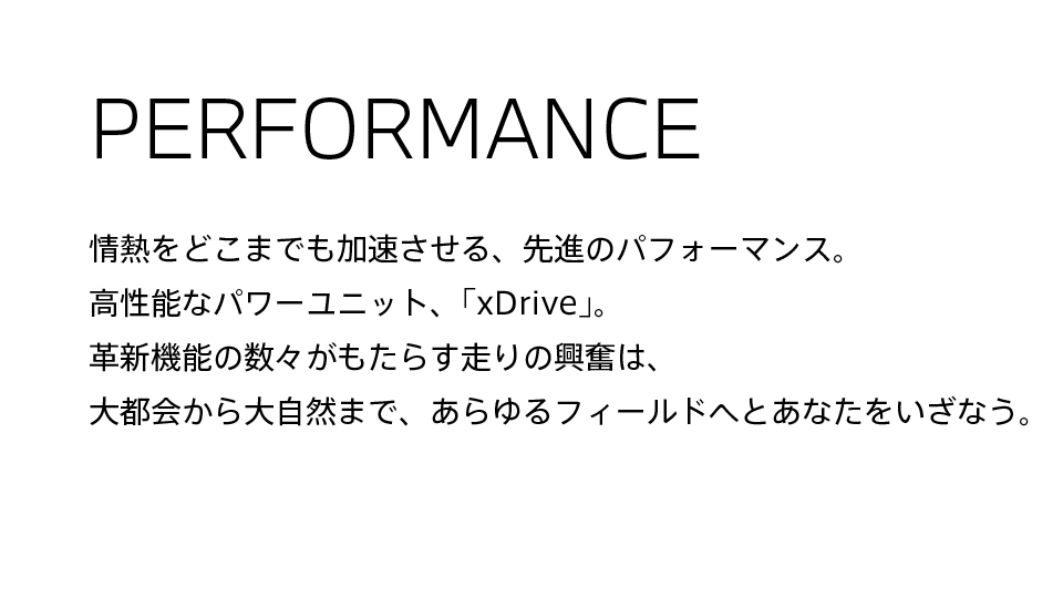 PERFORMANCE